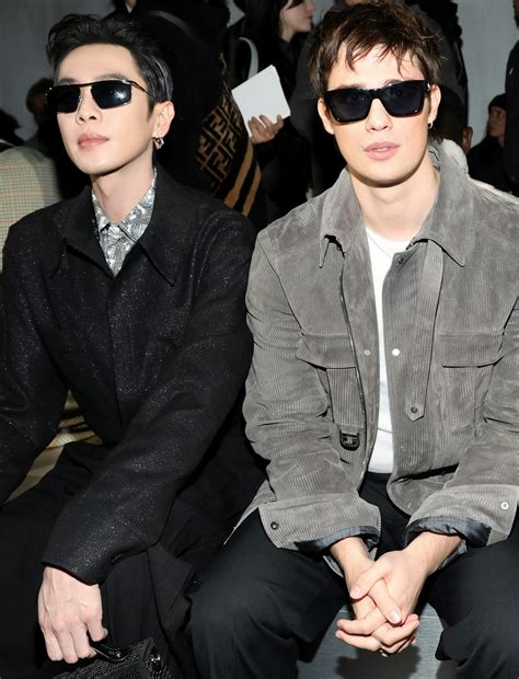 Nicholas Galitzine, Zhang Ruoyun Front Fendi Men's 